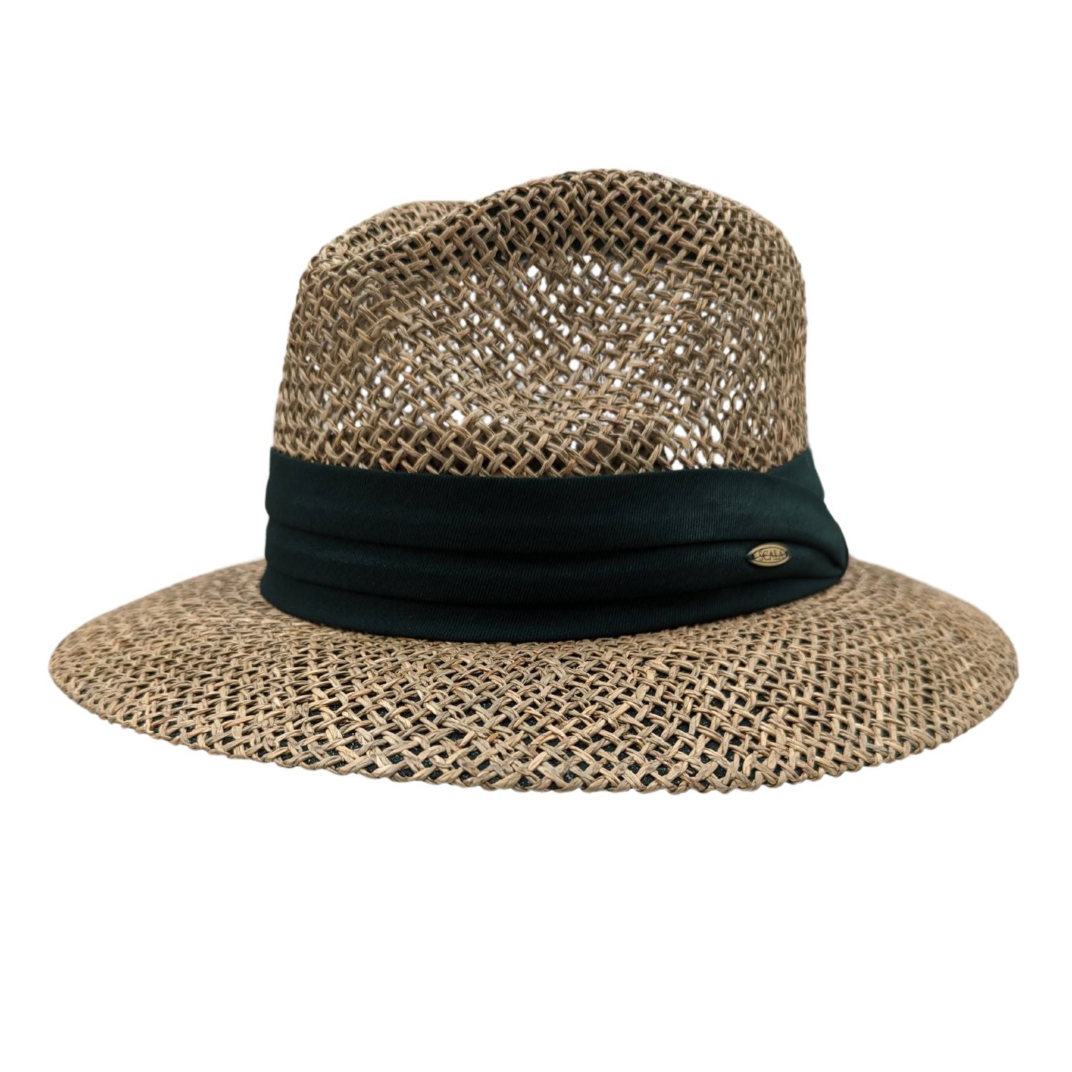Twisted Seagrass Safari Hat 3 Inch Brim-Dark Green – Suits & More