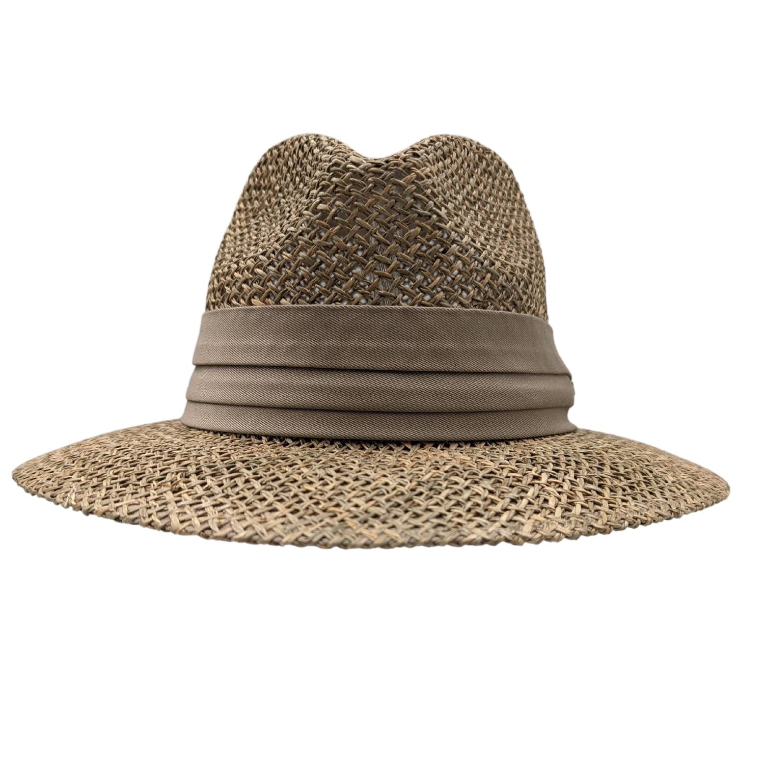 Twisted Seagrass Safari Hat 3 Inch Brim-Khaki – Suits & More