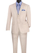 Medievalor Collection: Tan 2 Piece Seersucker Single Breasted Modern Fit Suit