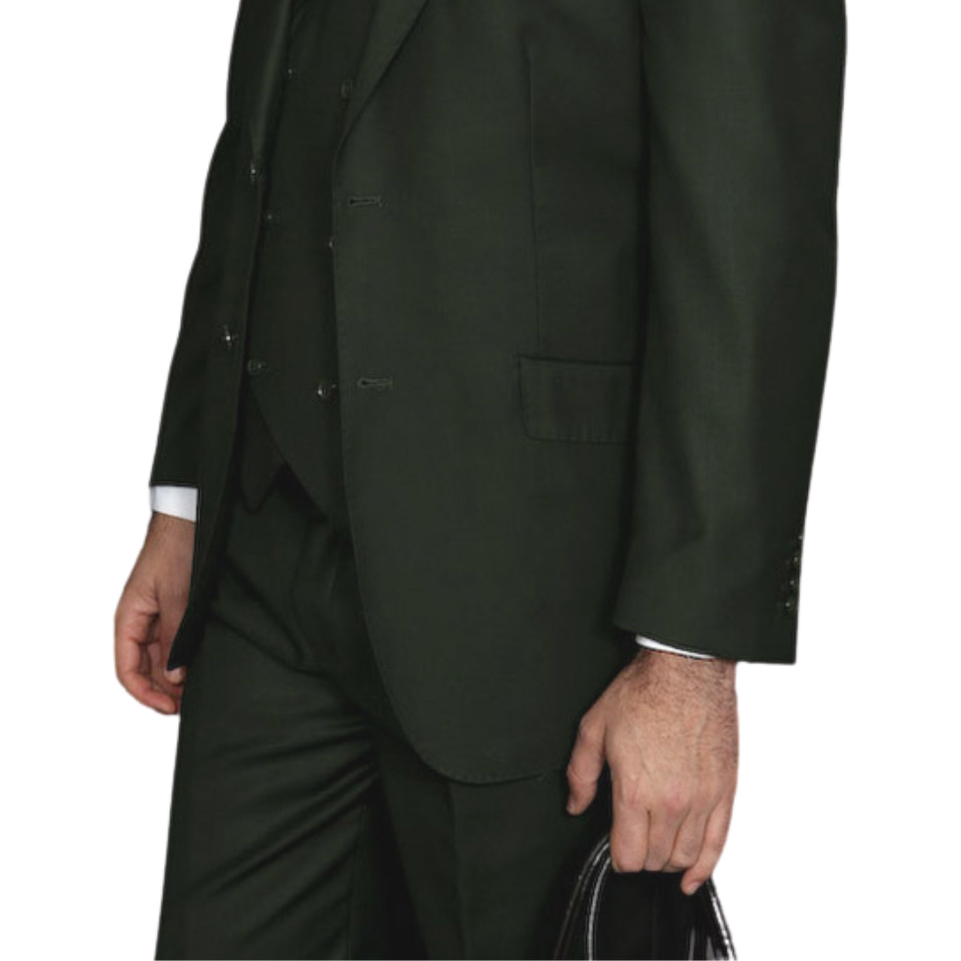 Men's Olive Fashion Cheap Priced Business Suit