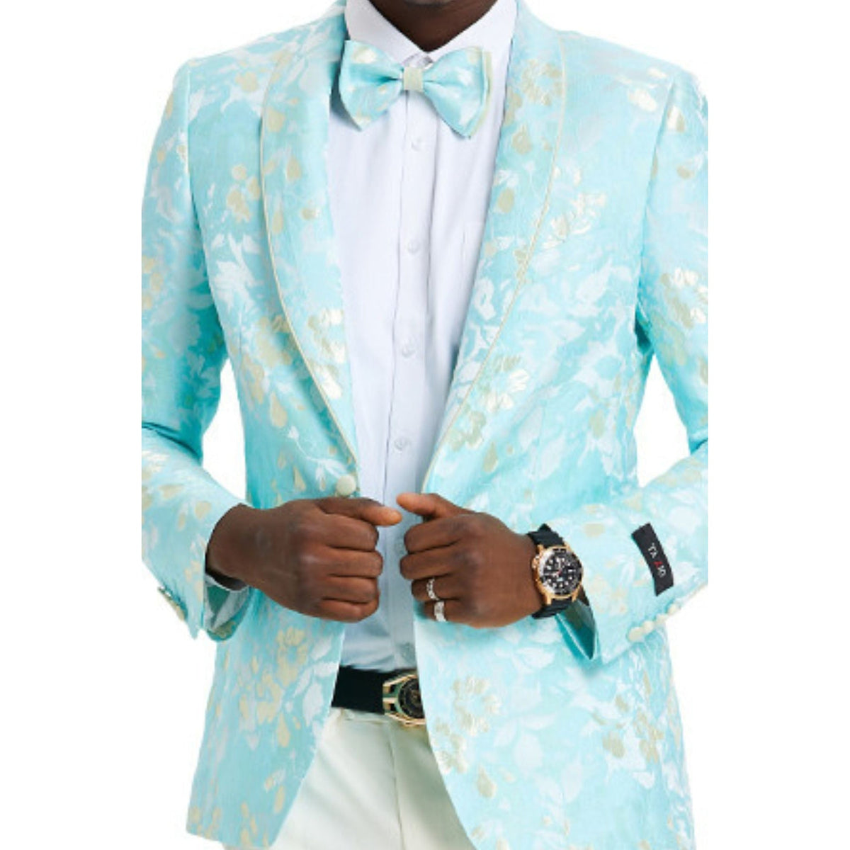 Mint/yellow blazer - MJ363S