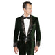 Markarian Collection: Hunter 2-Piece Tailored Fit Velvet Tuxedo with Flat Front Pants