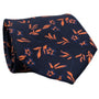 Botanical Elegance Collection: Floral Navy Tie