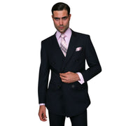 Lyra Collection: Navy Double-Breasted Regular Fit Suit