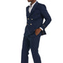 Royale Collection: 2-Piece Solid Suit For Men In Navy- Slim Fit
