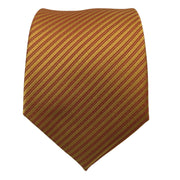 Linear Luxe Collection: Gold with Red Stitching Linear Tie