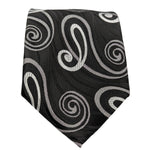 Suave Series Collection: Black Paisley Detail Tie