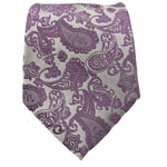 Paisley Prestige Collection: Paisley Design Purple Necktie