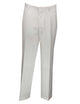 Wool Feel Slim Fit Dress Pants - Available in White