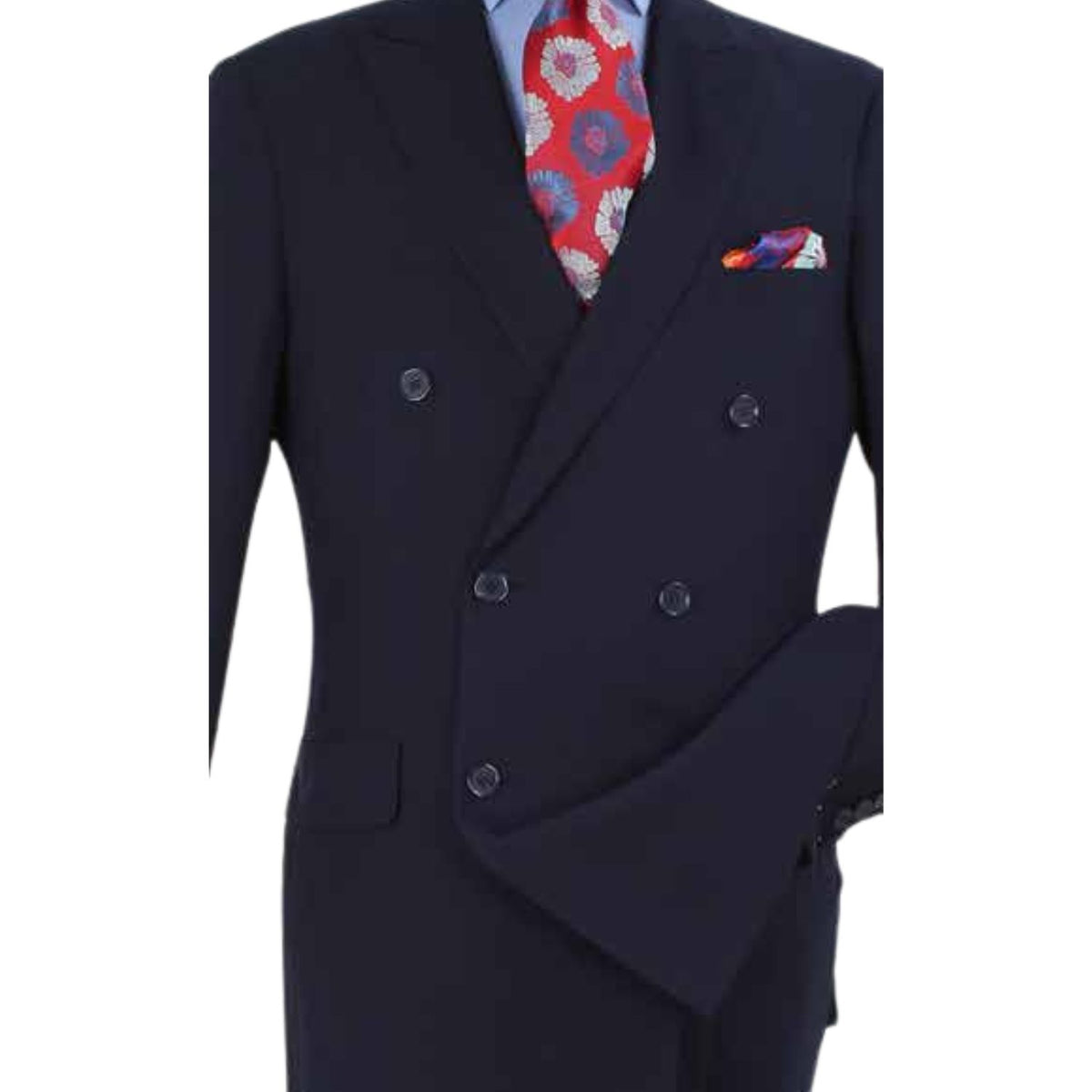 Men's Suit Set Double Breasted Casual