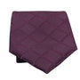 Diamond Collection: Purple Tie with Tonal Diamond Stitching