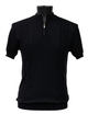 Opalessa Collection: Men's  Black Short Sleeve Sweater Shirt