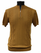 Opalessa Collection: Men's Gold Short Sleeve Sweater Shirt