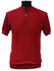 Opalessa Collection: Men's Red Short Sleeve Sweater Shirt