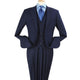 Luxury Wool Feel Navy Classic Fit 3-Piece Suit Set with Vest