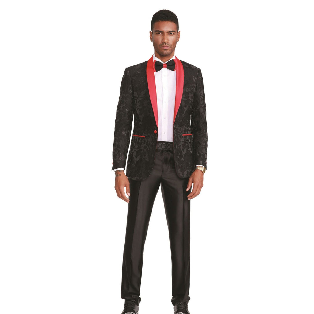 Red/Black blazer - MJ341S