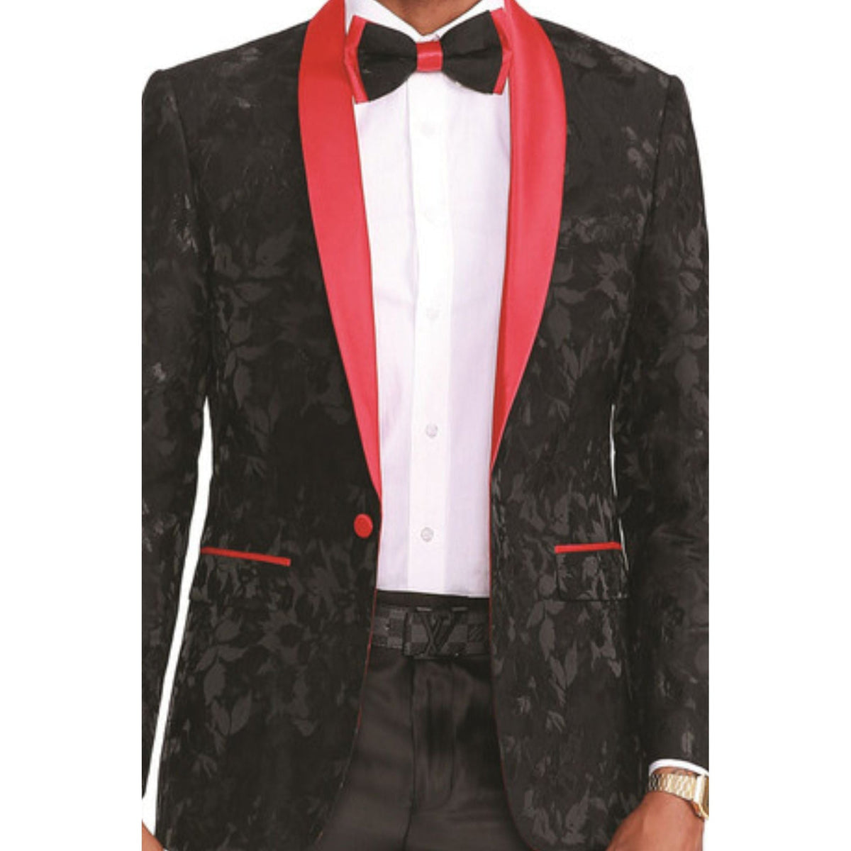 Red/Black blazer - MJ341S