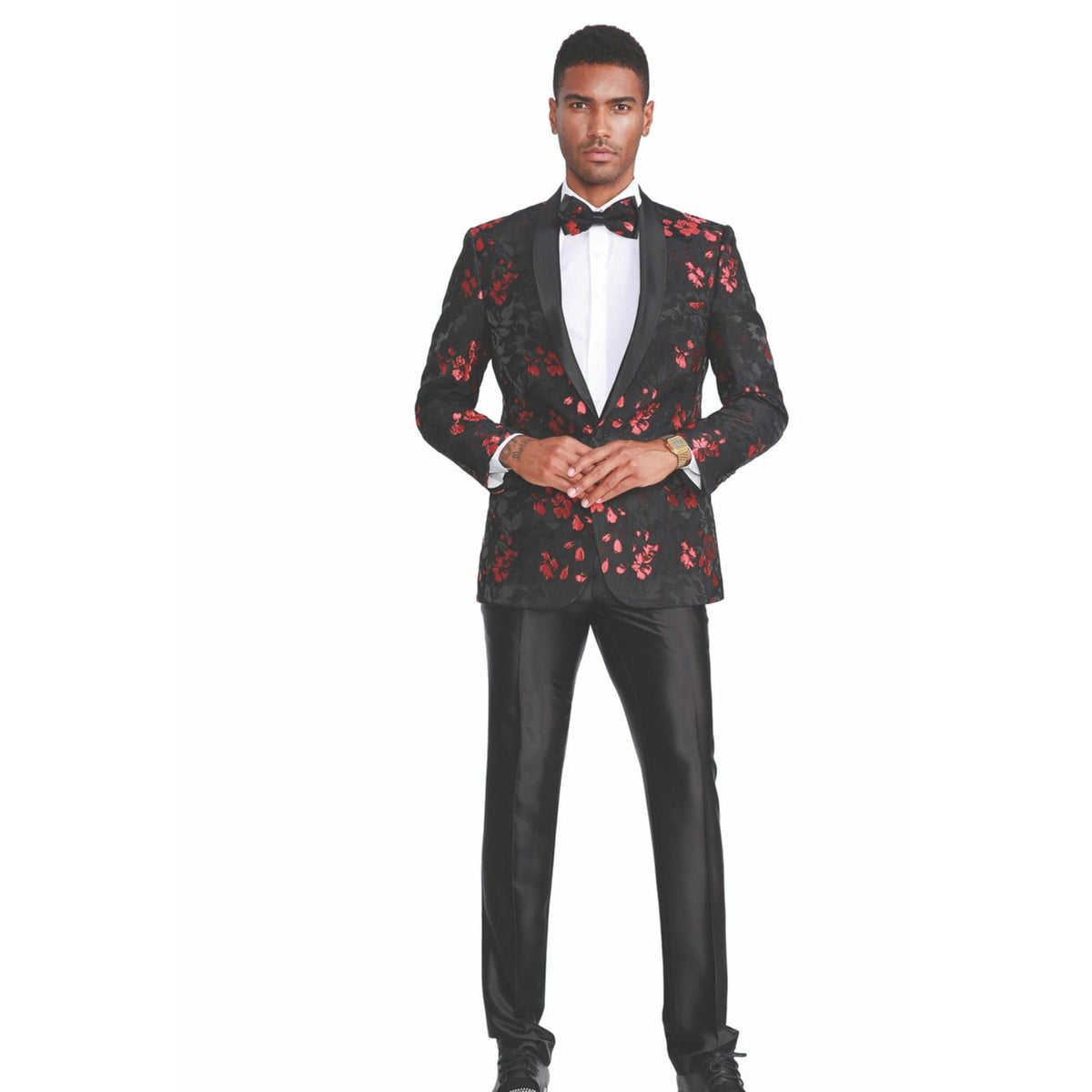 Black/Red blazer - MJ341S