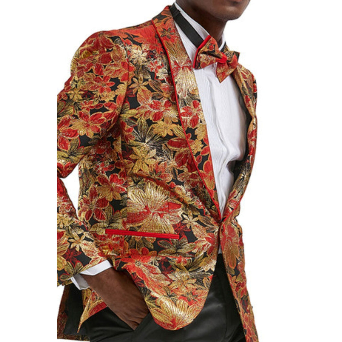 Red/Gold blazer - MJ289S