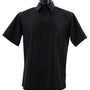 MicroDot Collection Black Tone-on-Tone Micro-Dot Men's Short Sleeve Shirt - Modern Fit