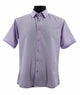 MicroDot Collection Lilac Tone-on-Tone Micro-Dot Men's Short Sleeve Shirt - Modern Fit