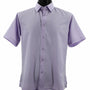 MicroDot Collection Lilac Tone-on-Tone Micro-Dot Men's Short Sleeve Shirt - Modern Fit