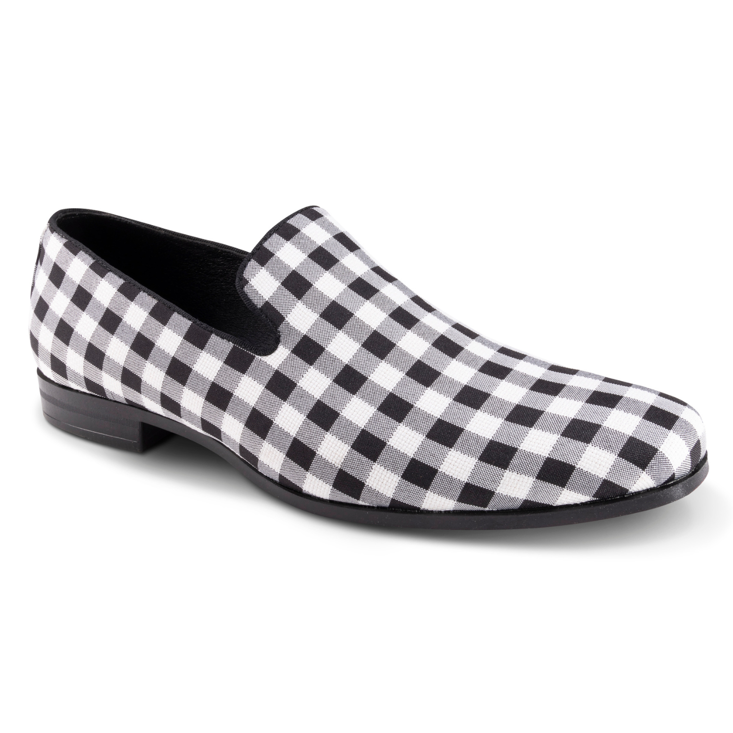 Black and white checkered dress shoes best sale