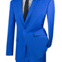 Vintagevo Collection: Royal 2 Piece Solid Color Single Breasted Slim Fit Suit