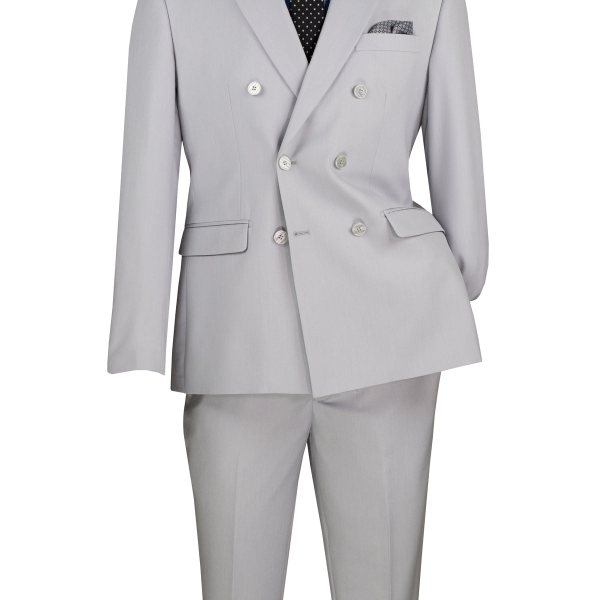 Slim Suit - Silver 2PC main image 1