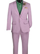 Men’s 2-Piece Super Stretch Slim Fit Suit - Lavender