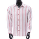 Crimson Lane Collection: Montique Men’s Red Stripe Long Sleeve Shirt