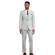 Bellatri Collection: Stacy Adams Light Grey Windowpane Suit