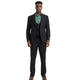 Maroonyx Collection: Stacy Adams Black 3-Piece Suit
