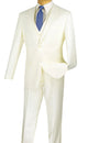 Formalita Collection: Men's Single Breasted 2-Button Slim Fit Suit In Ivory