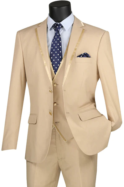 Royal Ravine Collection Beige Suit