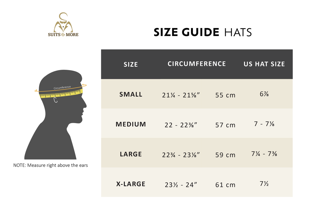 Hat Size Chart