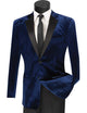 Hartley Collection: Velvet Slim Fit Navy Tuxedo for Men