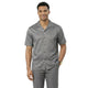 Grey Textured 2-Piece Walking Suit Set - Classic Fit