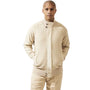 Winter Comfort Collection: Men's Tan Full Cut Velour Sweater