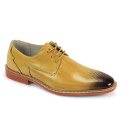 Altinor Collection: Scotch Medallion Toe Lace Leather Dress Shoe