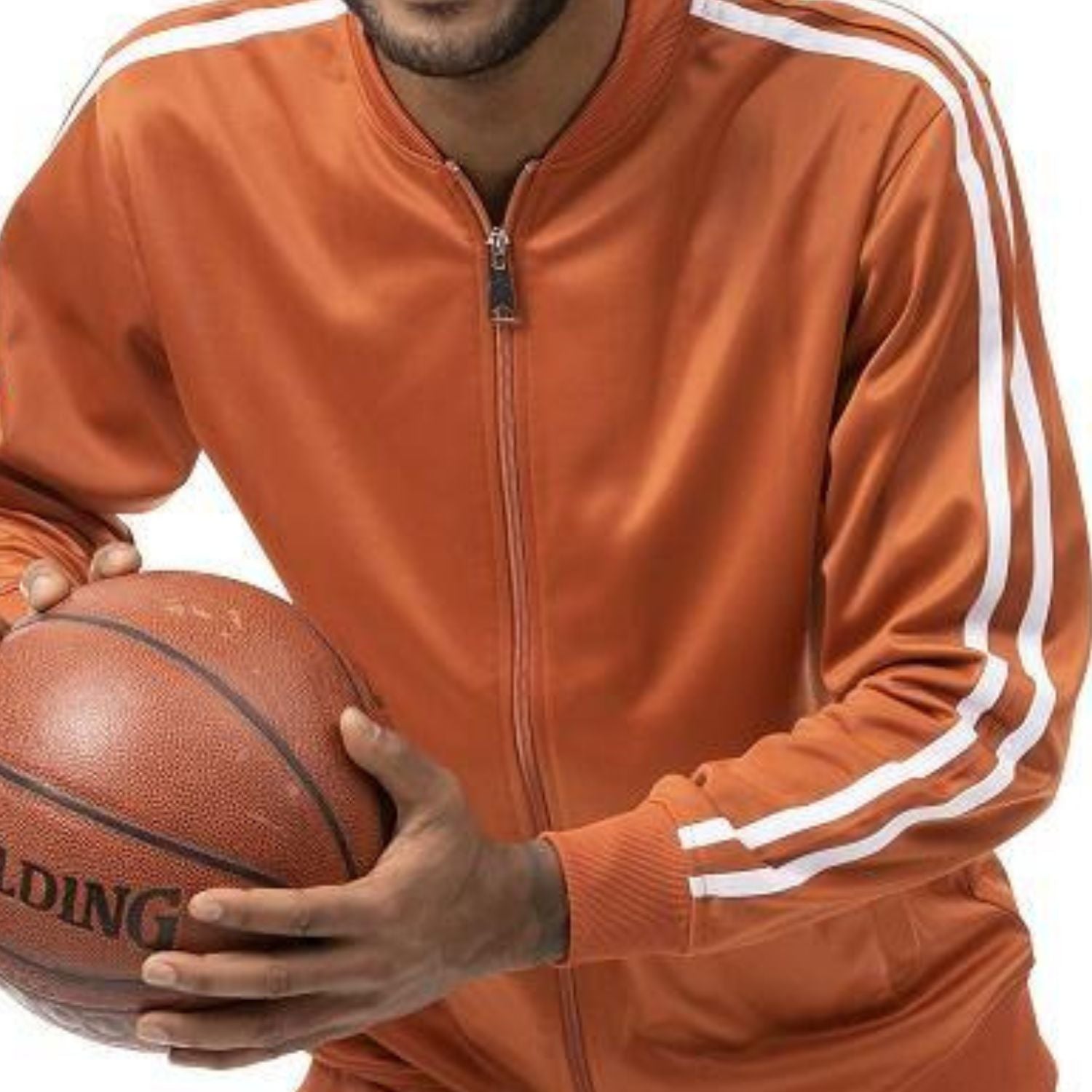 Montique Casual Sport Jog Set in Rust | Suits & More