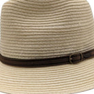 Close-up leather band with buckle