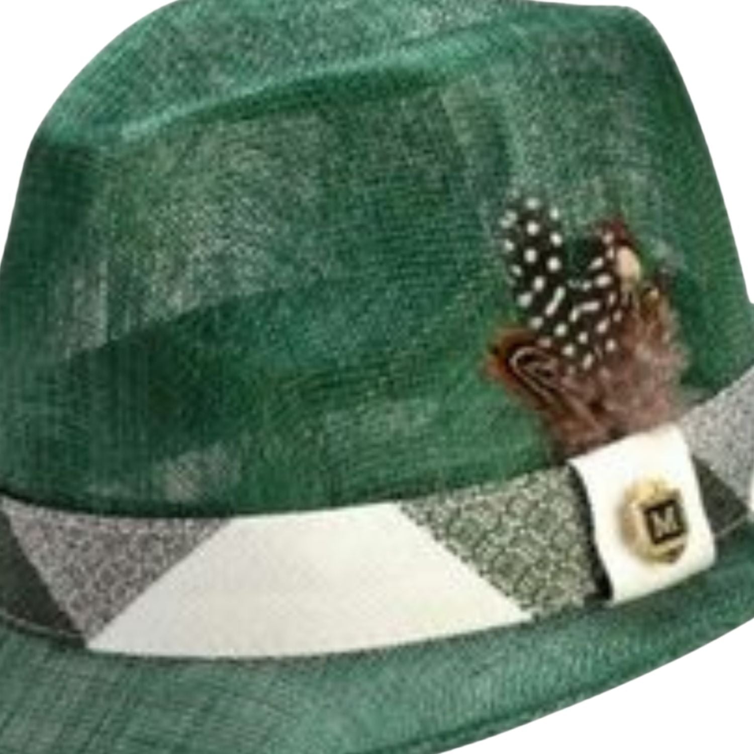Hunter Green Dress Hat for Men's Suits - Suits & More Hunter Green Dress Hat for Men's Suits - Suits & More