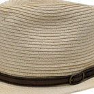 Close-up leather band with buckle