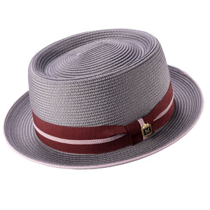 OG Grey Pork Pie Hat by Montique