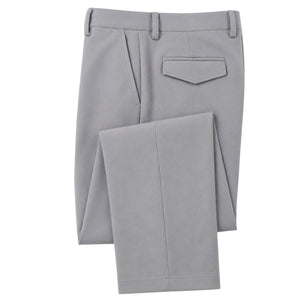 Grey Modern Fit 4-Way Stretch Adjustable Waistband Dress Pants by Stacy Adams