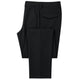 Black Modern Fit 4-Way Stretch Adjustable Waistband Dress Pants by Stacy Adams