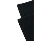 Stacy Adams black 4-way stretch adjustable waistband pants hem detail