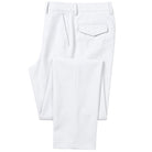 Stacy Adams white modern cut stretch dress pants with expandable waistband