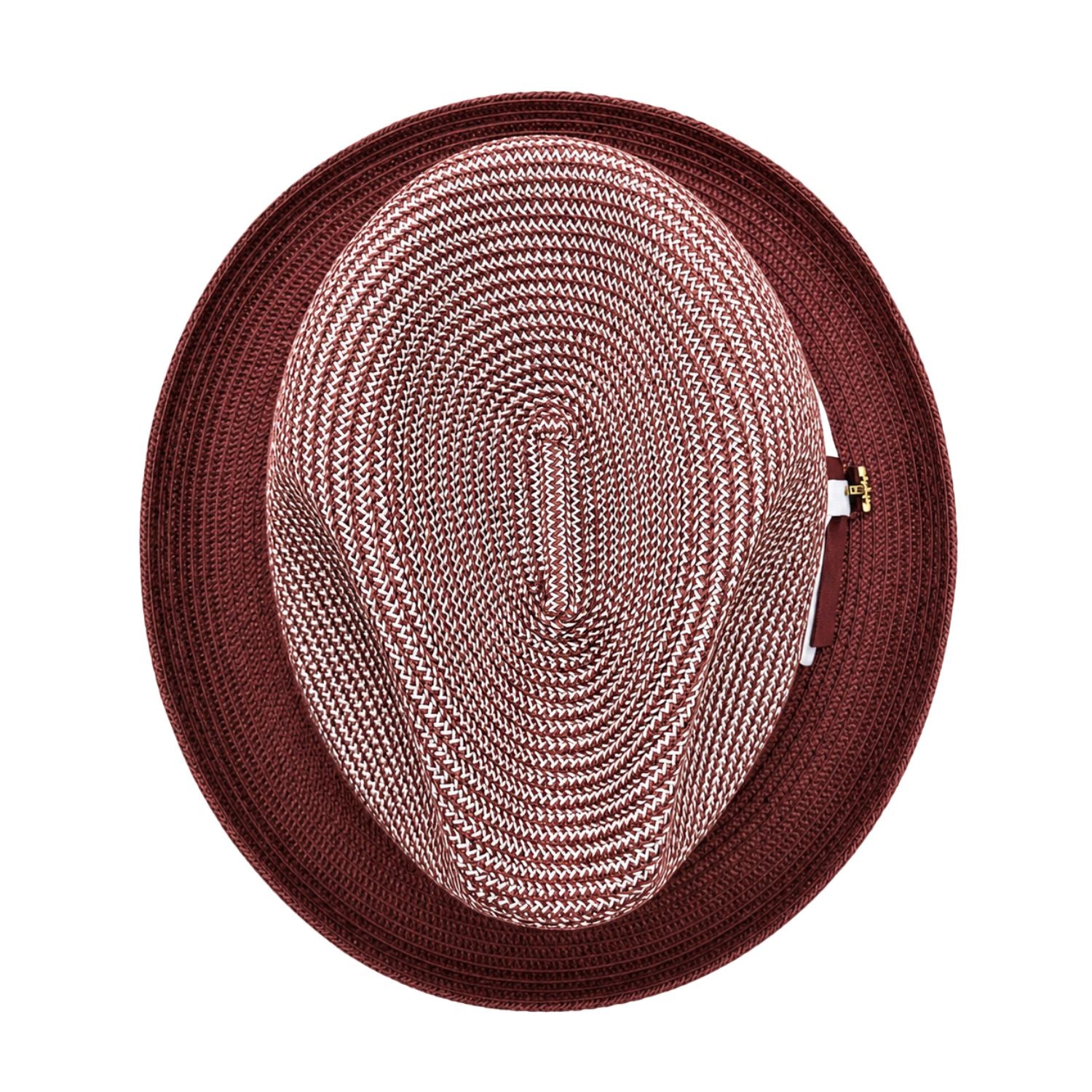Natural Straw Hat - 3 Inch Brim Center Dent Fedora – Suits & More